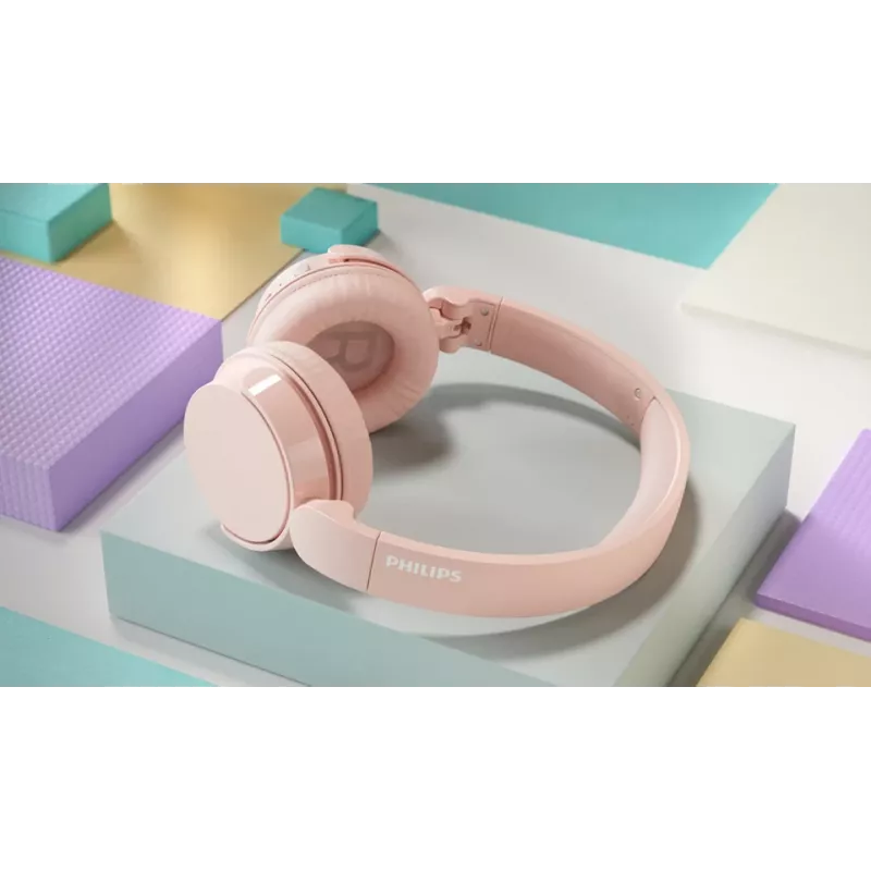 Philips Série 4000 TAH4209PK/00 Auscultadores/Headset Sem fios Arco de cabeça Chamadas/Música Bluetooth Rosa