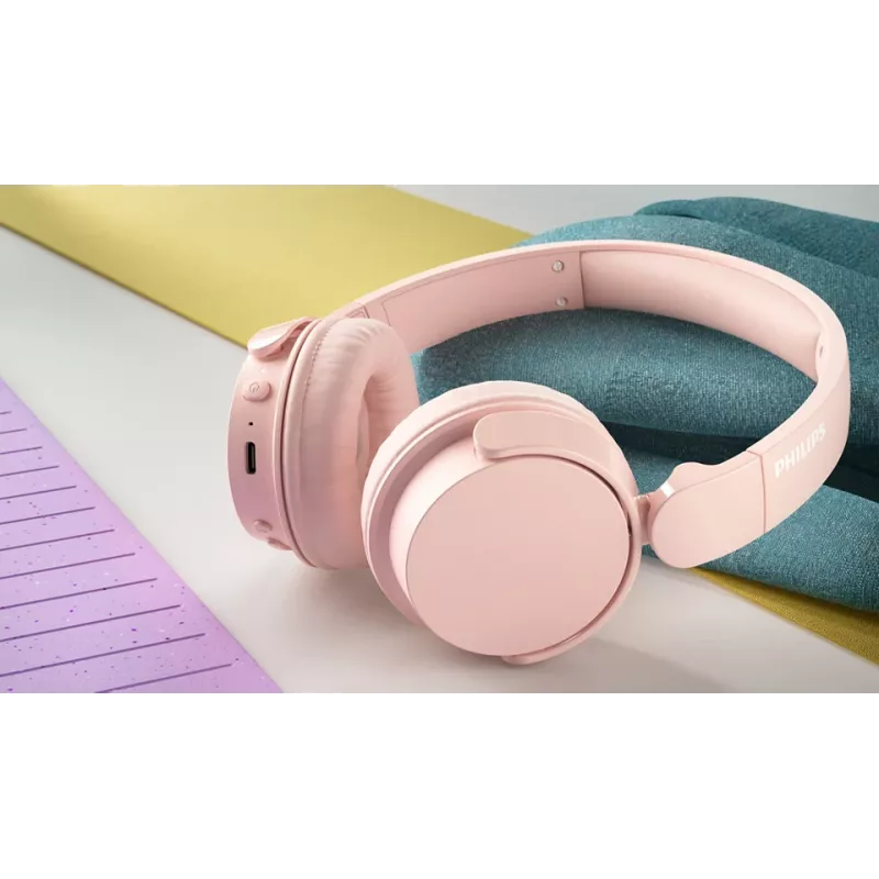 Philips Série 4000 TAH4209PK/00 Auscultadores/Headset Sem fios Arco de cabeça Chamadas/Música Bluetooth Rosa