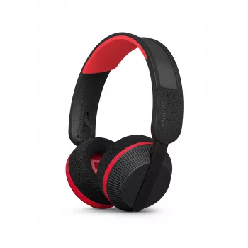 Philips Série 6000 TAA6219BK/00 Auscultadores/Headset Sem fios On-Ear Música Bluetooth Preto, Vermelho