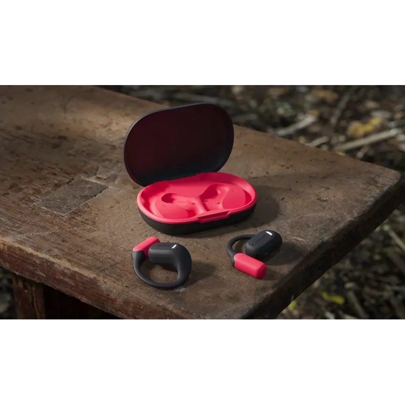 Philips Série 6000 TAA6709BK/00 Auscultadores/Headset True Wireless Stereo (TWS) Gancho de orelha Desporto Bluetooth Preto, Vermelho