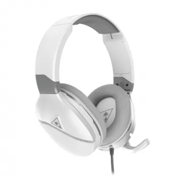 Turtle Beach Recon 200 Branco Gen 2 Headset Gaming com fios amplificado – PS4, PS5, Xbox Series X|S, One e PC