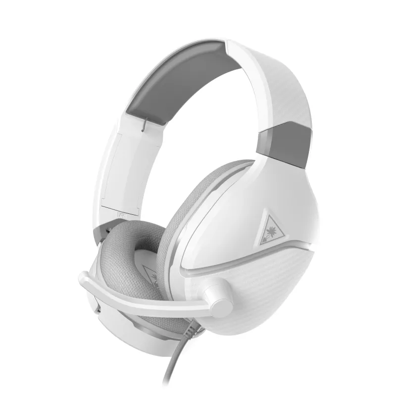 Turtle Beach Recon 200 Branco Gen 2 Headset Gaming com fios amplificado – PS4, PS5, Xbox Series X|S, One e PC