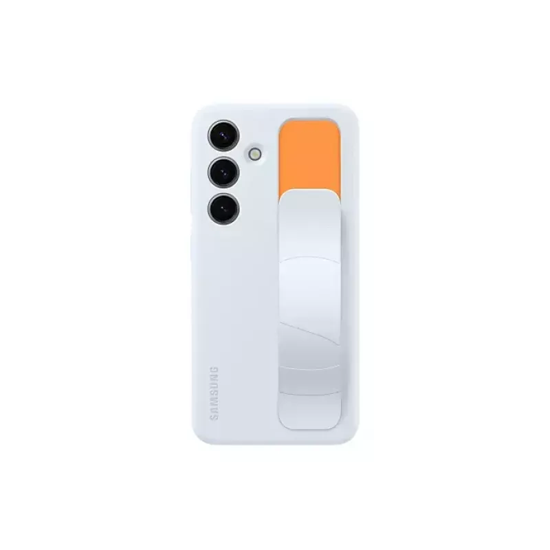 Capa Samsung Galaxy S24 Azul-claro Monocromático Suporte de secretária