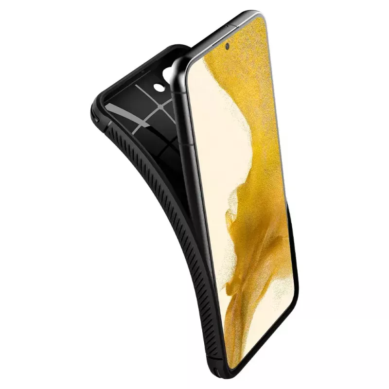Spigen Rugged Armor Capa para telemóvel Preto Galaxy S22 6,1 polegadas