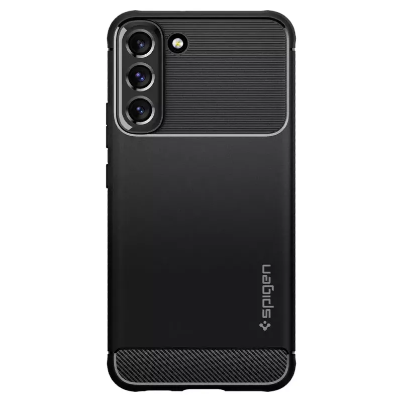 Spigen Rugged Armor Capa para telemóvel Preto Galaxy S22 6,1 polegadas
