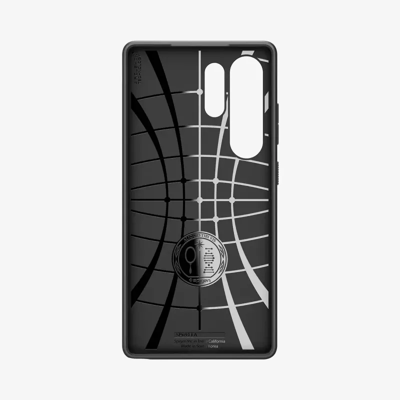 Spigen Galaxy S25 Ultra Case Liquid Air Preto mate Capa Samsung Galaxy S25 Ultra 6,9 polegadas