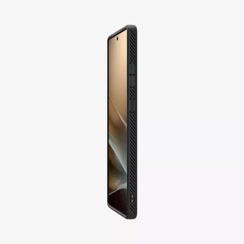 Spigen Galaxy S25 Ultra Case Liquid Air Preto mate Capa Samsung Galaxy S25 Ultra 6,9 polegadas