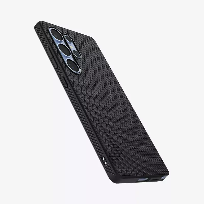 Spigen Galaxy S25 Ultra Case Liquid Air Preto mate Capa Samsung Galaxy S25 Ultra 6,9 polegadas
