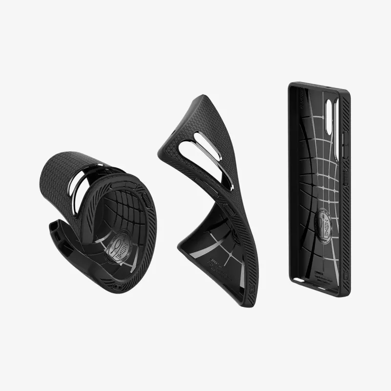 Spigen Galaxy S25 Ultra Case Liquid Air Preto mate Capa Samsung Galaxy S25 Ultra 6,9 polegadas