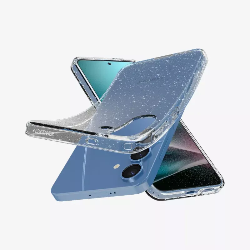 Capa Spigen Galaxy S25 Liquid Crystal Glitter Transparente