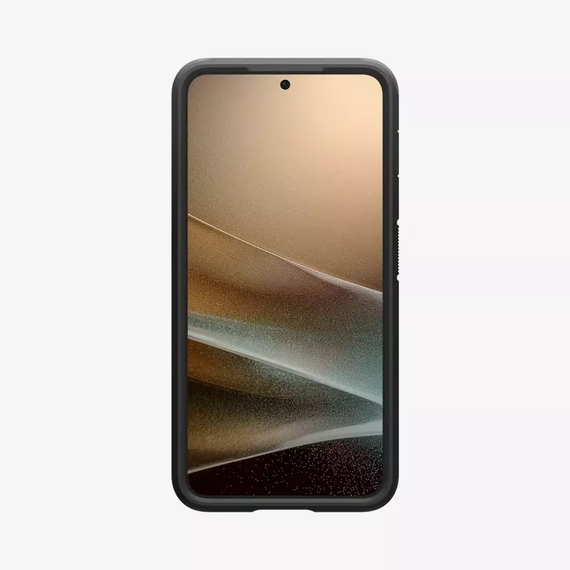 Spigen Galaxy S25 Capa Tough Armor AI Preto Capa com suporte de mesa