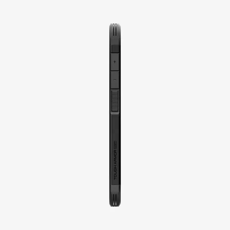 Spigen Galaxy S25 Capa Tough Armor AI Preto Capa com suporte de mesa