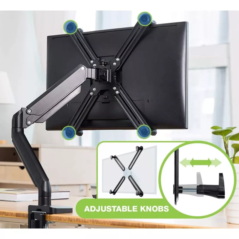 Adaptador de montagem TECHLY 364316 para monitores LCD/LED 13–27 polegadas, NON-VESA