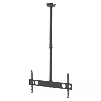 Suporte de teto Manhattan para televisores e monitores, para ecrãs: 37 a 75 polegadas, altura ajustável: 105-156 cm, compatibilidade VESA: todas entre 200x200 e 800x400 mm - verifique as dimensões dos quatro orifícios de fixação na parte traseira do ecrã para garantir que encaixa, máx. 50 kg, LFD, suporte