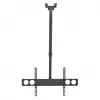 Suporte de teto Manhattan para televisores e monitores, para ecrãs: 37 a 75 polegadas, altura ajustável: 105-156 cm, compatibilidade VESA: todas entre 200x200 e 800x400 mm - verifique as dimensões dos quatro orifícios de fixação na parte traseira do ecrã para garantir que encaixa, máx. 50 kg, LFD, suporte