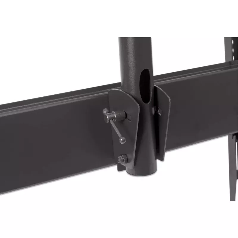 Suporte de teto Manhattan para televisores e monitores, para ecrãs: 37 a 75 polegadas, altura ajustável: 105-156 cm, compatibilidade VESA: todas entre 200x200 e 800x400 mm - verifique as dimensões dos quatro orifícios de fixação na parte traseira do ecrã para garantir que encaixa, máx. 50 kg, LFD, suporte