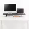 Suporte de monitor LogiLink BP0154 81,3 cm 32 polegadas secretária preto com fixação por grampo/parafuso