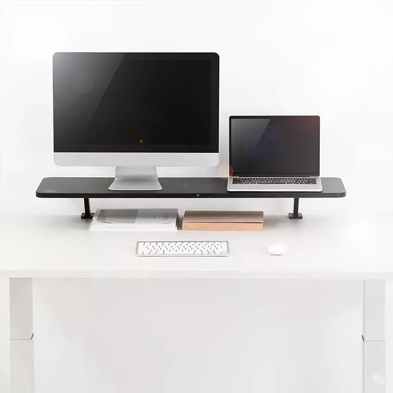 Suporte de monitor LogiLink BP0154 81,3 cm 32 polegadas secretária preto com fixação por grampo/parafuso