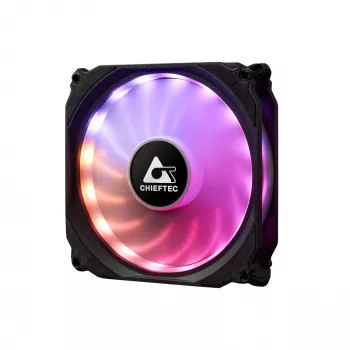 Sistema de arrefecimento para computador Chieftec CF-3012-RGB ventoinha para caixa de computador 12 cm preta