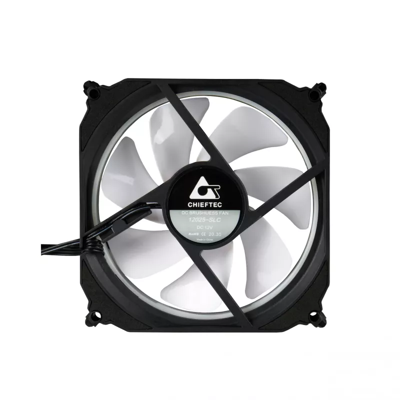Sistema de arrefecimento para computador Chieftec CF-3012-RGB ventoinha para caixa de computador 12 cm preta