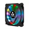 Sistema de arrefecimento para computador Chieftec CF-1225RGB ventoinha para caixa de computador 12 cm preta