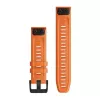 Pulseira Garmin QuickFit 22 laranja silicone