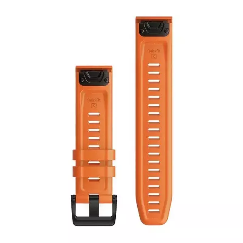 Pulseira Garmin QuickFit 22 laranja silicone