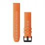 Pulseira Garmin QuickFit 22 laranja silicone