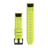 Pulseira Garmin QuickFit 22 amarela silicone