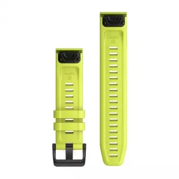 Pulseira Garmin QuickFit 22 amarela silicone