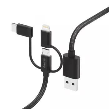 Cabo USB Hama 00201536 USB 2.0 1,5 m USB A USB C preto