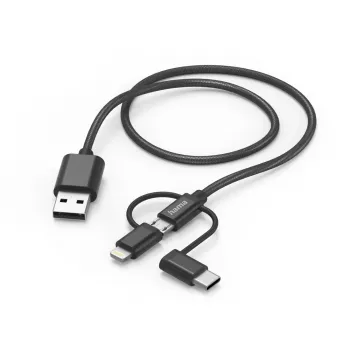 Cabo USB Hama 00201536 USB 2.0 1,5 m USB A USB C preto