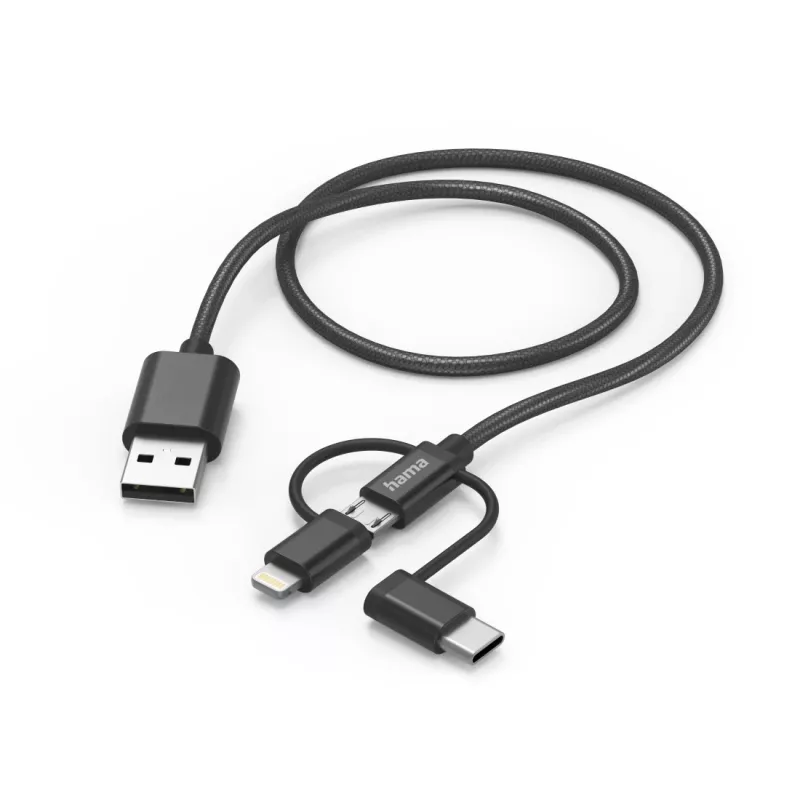 Cabo USB Hama 00201536 USB 2.0 1,5 m USB A USB C preto