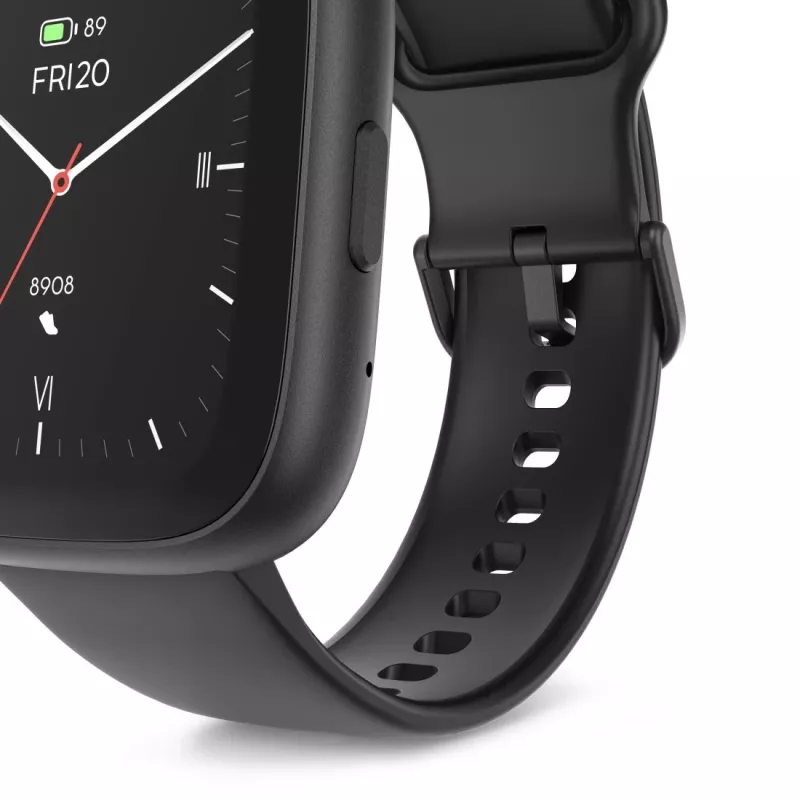 Smartwatch HAMA 4000 square preto — HAMA 4000 square, smartwatch preto