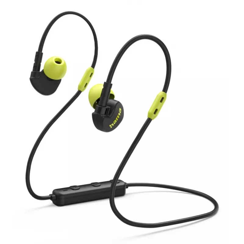 Hama Freedom Athletics III headset sem fios in-ear desportivo preto, amarelo