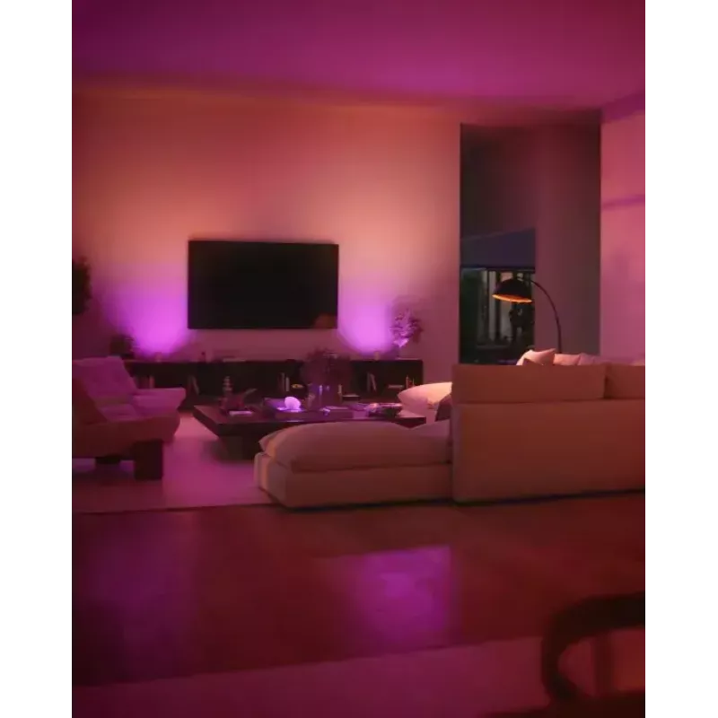 Philips Hue White and Colour Ambience Starterkit: 3 lâmpadas GU10 + interruptor de regulação + Bridge Pro