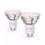 Philips Hue White and colour ambience Essential GU10 – projetor inteligente – 345 lm – 4,7 W – pack de 2