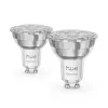 Philips Hue White and colour ambience Essential GU10 – projetor inteligente – 345 lm – 4,7 W – pack de 2