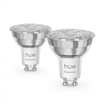 Philips Hue White and colour ambience Essential GU10 – projetor inteligente – 345 lm – 4,7 W – pack de 2