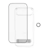 Conjunto de proteção PanzerGlass CARE 3-in-1 Feature Kick para iPhone Air — vidro temperado, PET, silicone, transparente