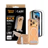Capa de proteção PanzerGlass CARE Feature Kick 3w1 para iPhone 17 Pro com cobertura de câmara em vidro