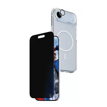 Capa de proteção PanzerGlass CARE para iPhone 17 Air — Privacy 3-in-1