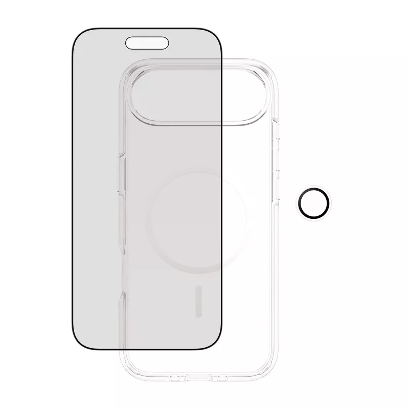 Capa de proteção PanzerGlass CARE para iPhone 17 Air — Privacy 3-in-1