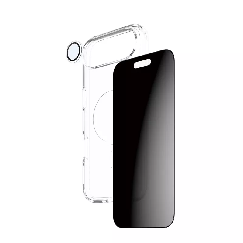 Capa de proteção PanzerGlass CARE para iPhone 17 Air — Privacy 3-in-1