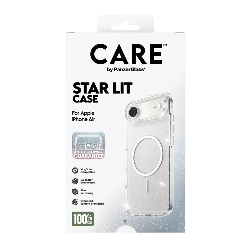 Capa PanzerGlass CARE by ® Flagship Case Urban Explorer Star Lit White MagSafe iPhone Air