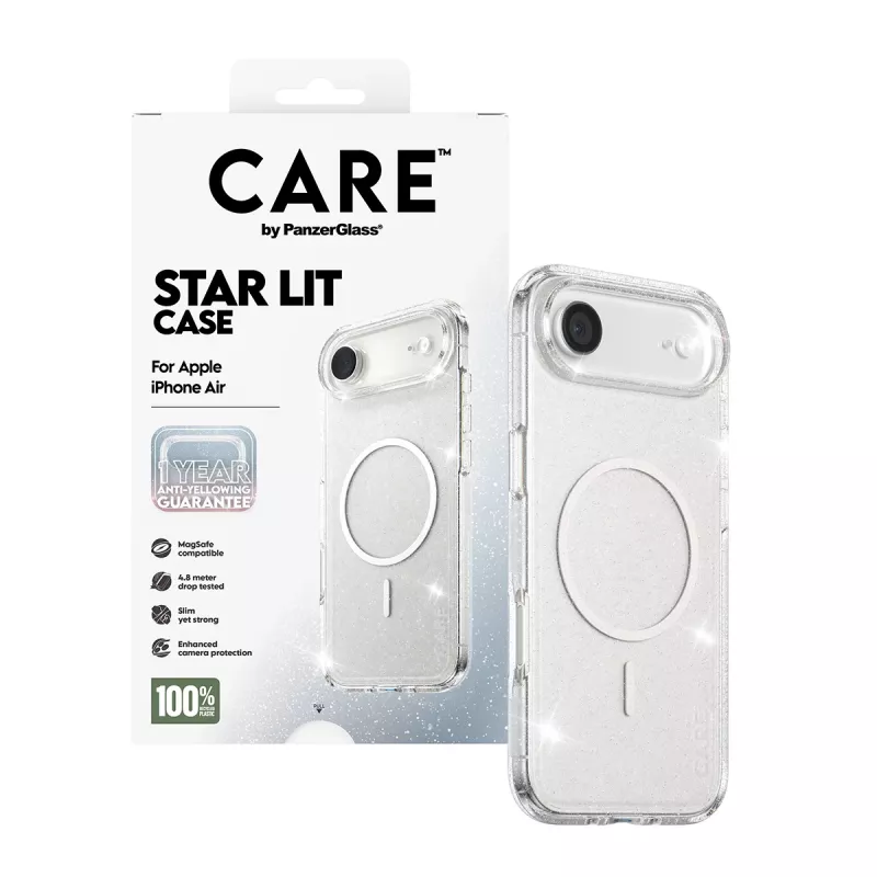 Capa PanzerGlass CARE by ® Flagship Case Urban Explorer Star Lit White MagSafe iPhone Air