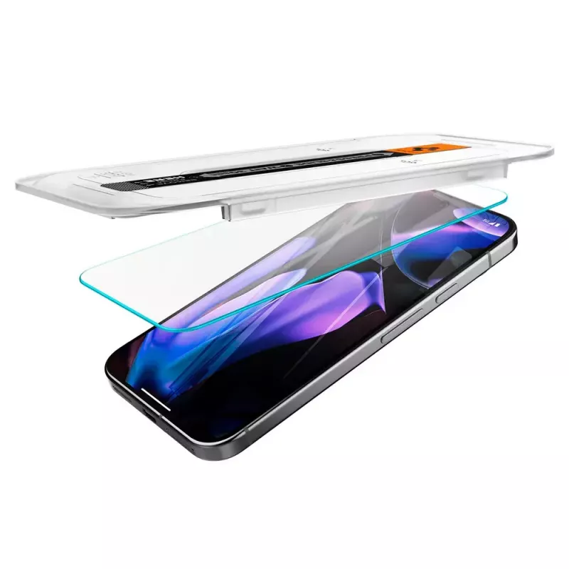 Spigen Glass protetor de ecrã EZ Fit GLAS.tR fino para Google Pixel 9 / 9 Pro