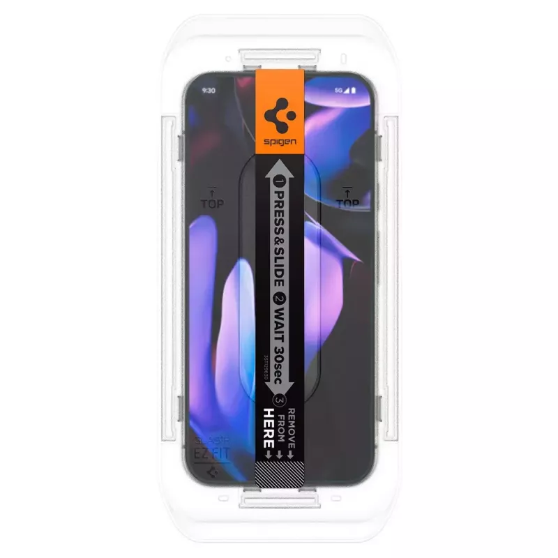 Spigen Glass protetor de ecrã EZ Fit GLAS.tR fino para Google Pixel 9 / 9 Pro