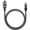 Cabo de rede TECHLY USB-C para Gigabit Ethernet RJ45, Cat6, 3 m, USB 3.2 Gen 1, F/UTP, preto