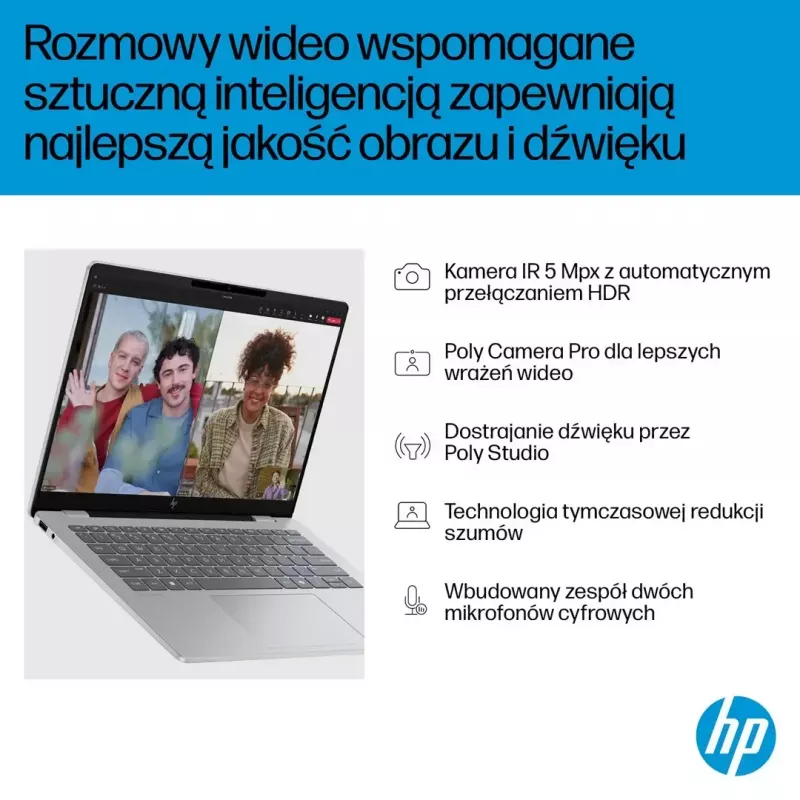 Portátil HP OmniBook 7 AI 14-fr0221nw 14 polegadas Ultra 5 225U 16GB 512GB Win11Home